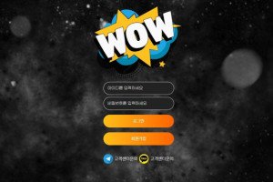와우 (WOW) 입금플러스 및 사이트정보