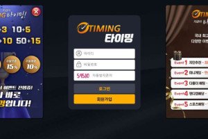 타이밍 (TIMING) 입금플러스 및 사이트정보