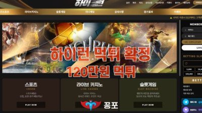 [토토사이트 먹튀] 하이런 먹튀 상세정보