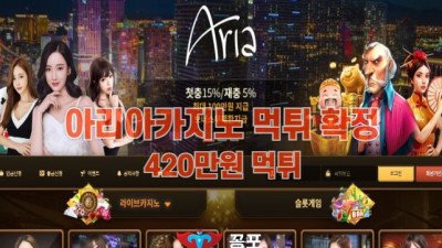 [카지노사이트 먹튀] 아리아카지노 먹튀 상세정보